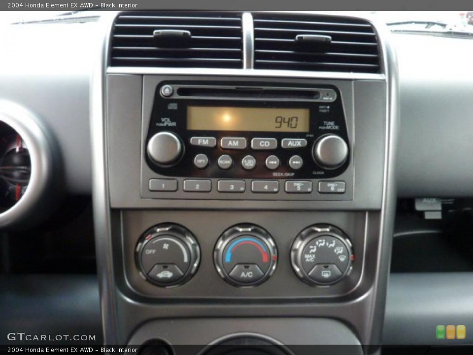Black Interior Controls for the 2004 Honda Element EX AWD #47496786