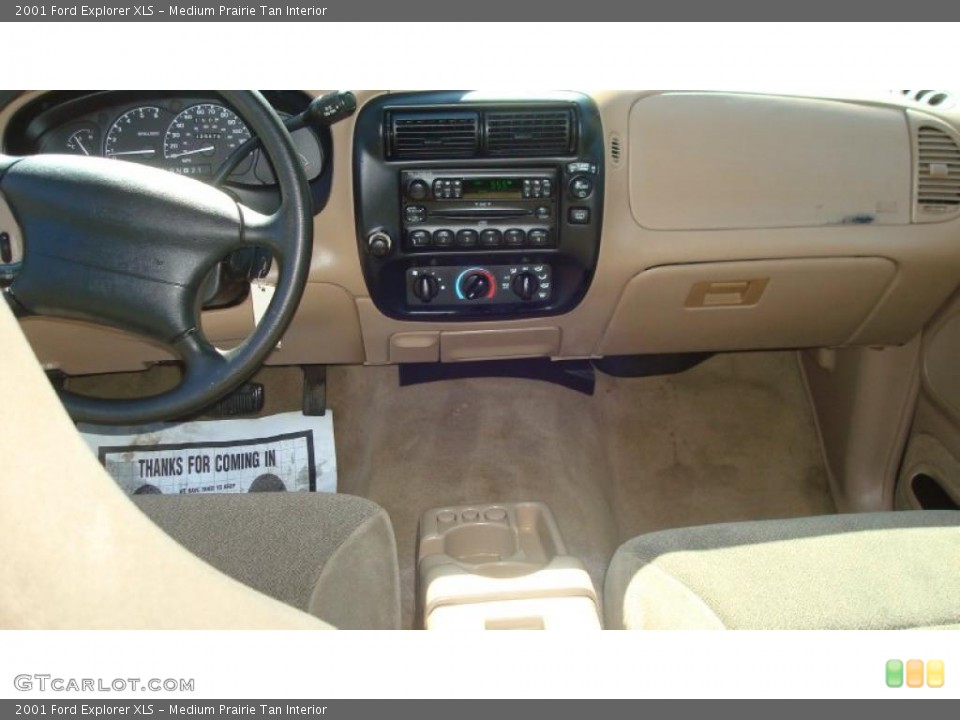 Medium Prairie Tan Interior Dashboard for the 2001 Ford Explorer XLS #47497377