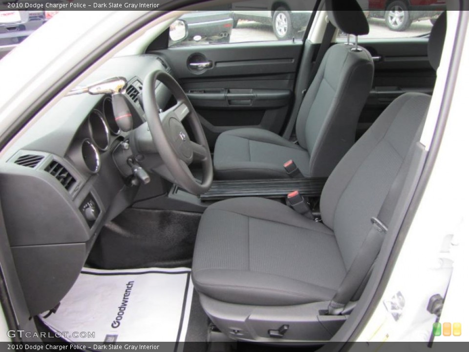 Dark Slate Gray Interior Photo for the 2010 Dodge Charger Police #47500450