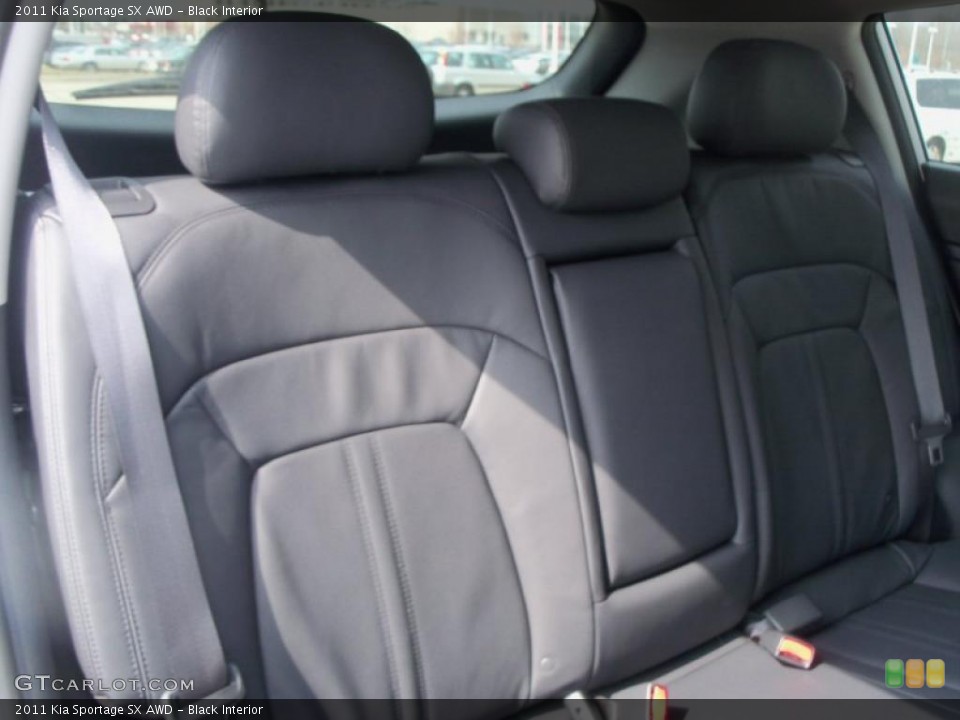 Black Interior Photo for the 2011 Kia Sportage SX AWD #47502082