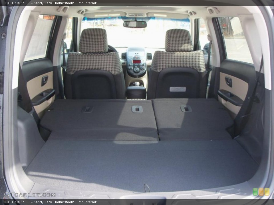 Sand/Black Houndstooth Cloth Interior Trunk for the 2011 Kia Soul ! #47503312
