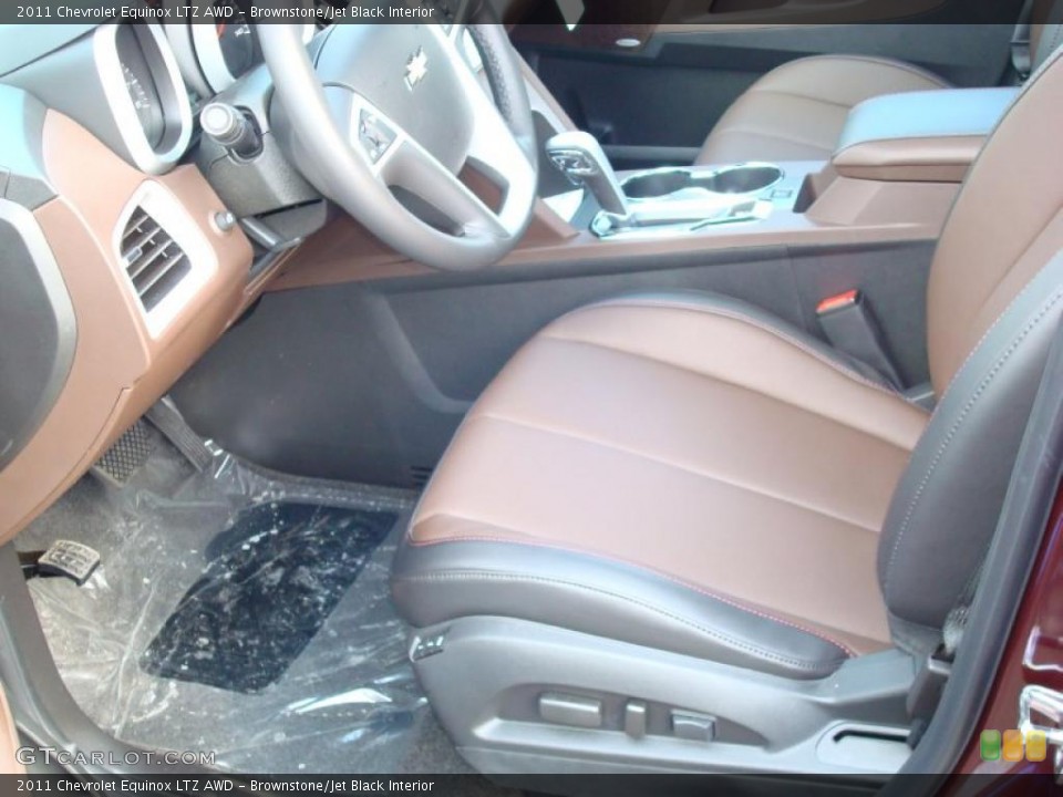 Brownstone/Jet Black Interior Photo for the 2011 Chevrolet Equinox LTZ AWD #47508829