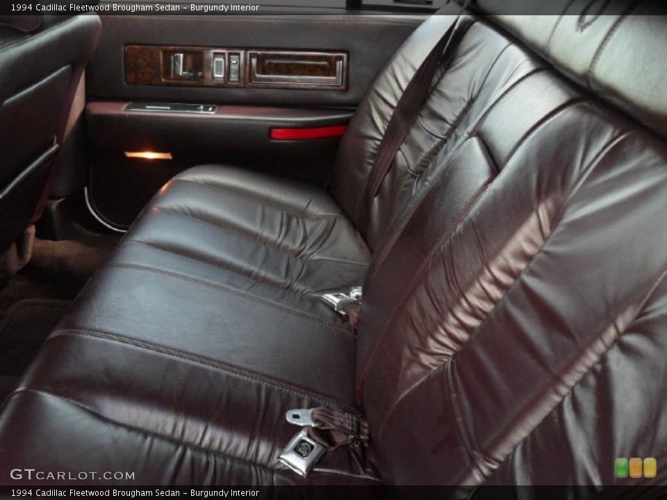 Burgundy Interior Photo for the 1994 Cadillac Fleetwood Brougham Sedan #47509084