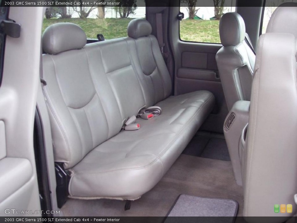 Pewter Interior Photo for the 2003 GMC Sierra 1500 SLT Extended Cab 4x4 #47509723