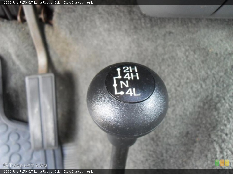 Dark Charcoal Interior Controls for the 1990 Ford F150 XLT Lariat Regular Cab #47509777