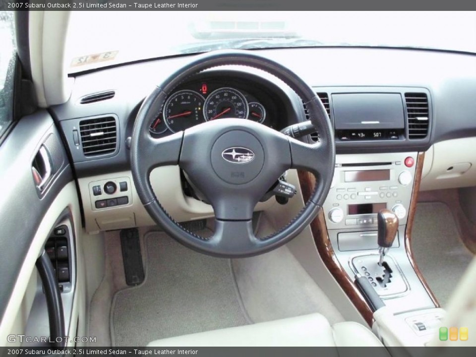 Taupe Leather Interior Photo for the 2007 Subaru Outback 2.5i Limited Sedan #47513137