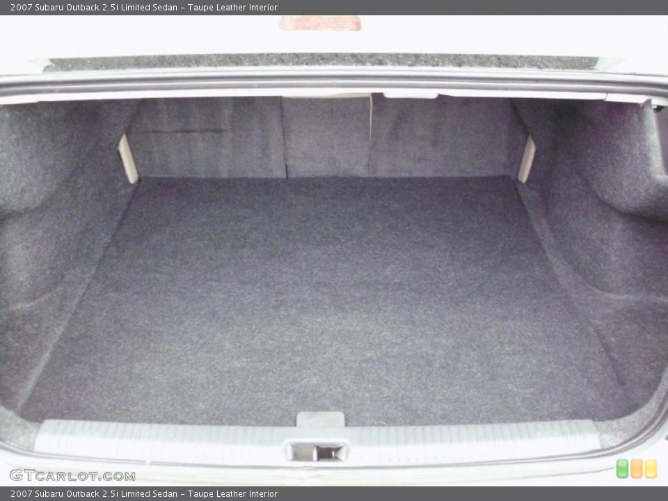 Taupe Leather Interior Trunk for the 2007 Subaru Outback 2.5i Limited Sedan #47513149