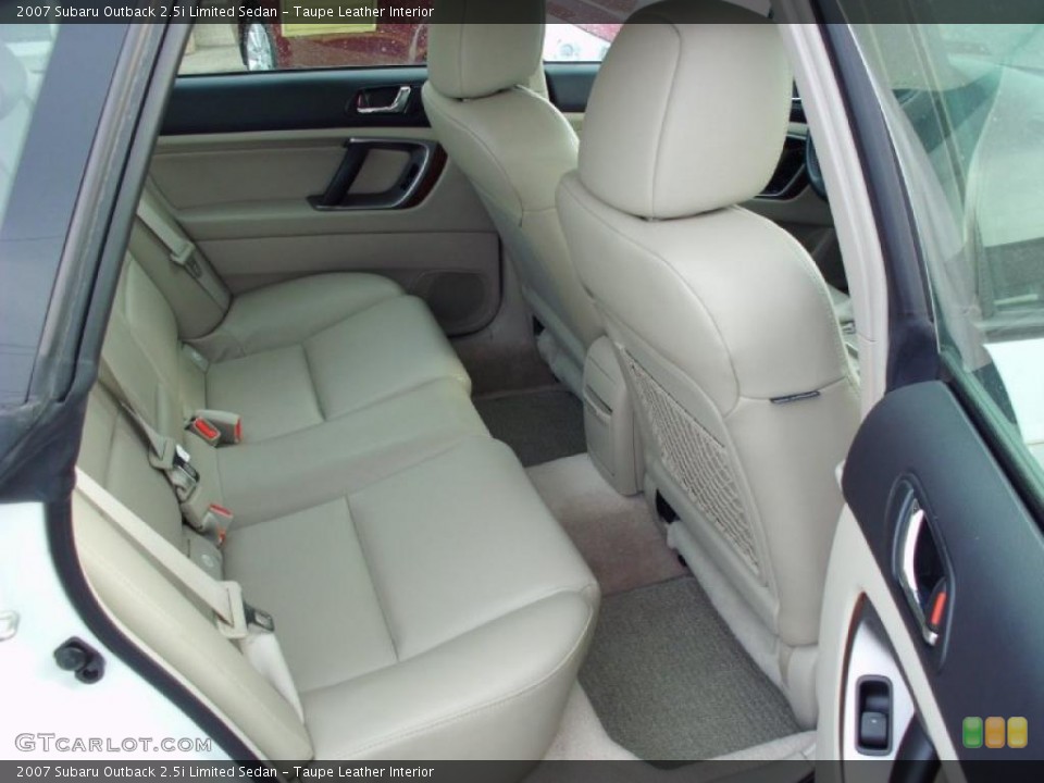 Taupe Leather Interior Photo for the 2007 Subaru Outback 2.5i Limited Sedan #47513164