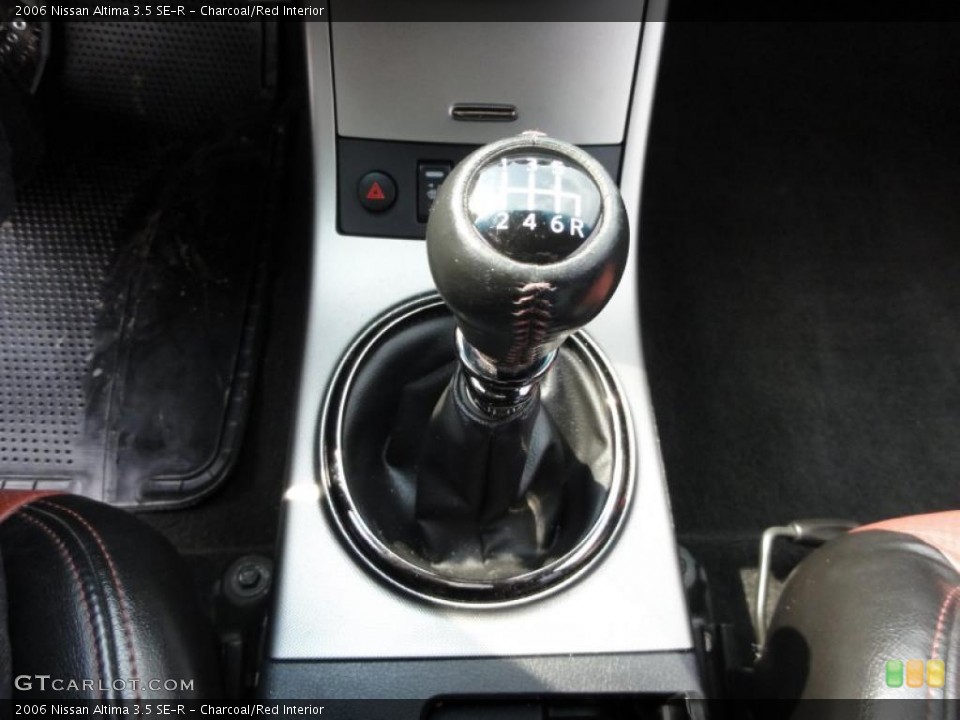 Charcoal/Red Interior Transmission for the 2006 Nissan Altima 3.5 SE-R #47514292