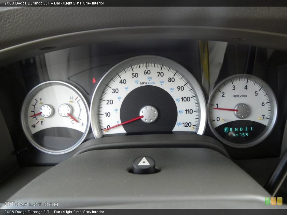 Dark/Light Slate Gray Interior Gauges for the 2008 Dodge Durango SLT #47514694