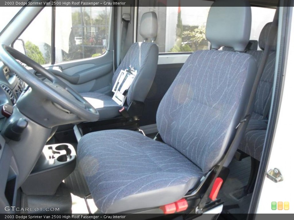 Gray Interior Photo for the 2003 Dodge Sprinter Van 2500 High Roof Passenger #47514757