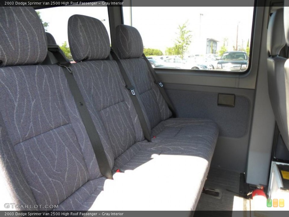 Gray Interior Photo for the 2003 Dodge Sprinter Van 2500 High Roof Passenger #47514790