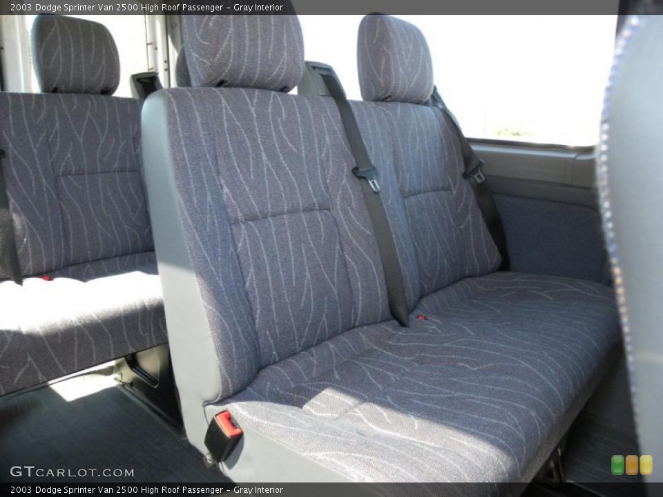 Gray Interior Photo for the 2003 Dodge Sprinter Van 2500 High Roof Passenger #47514802