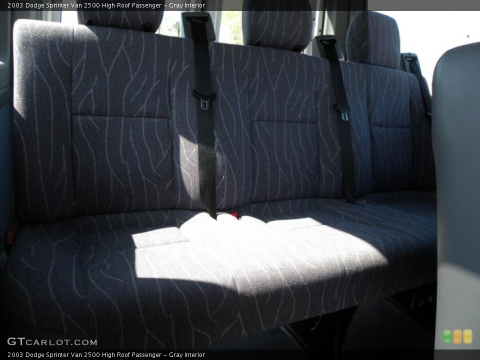 Gray Interior Photo for the 2003 Dodge Sprinter Van 2500 High Roof Passenger #47514811