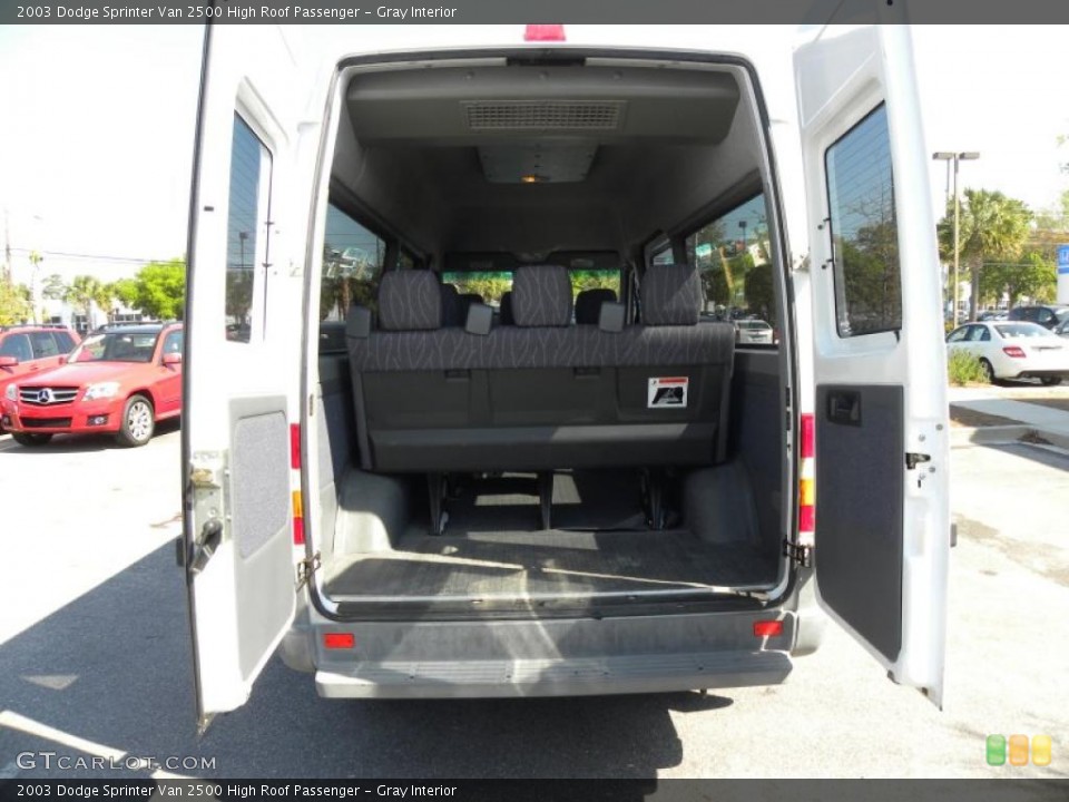 Gray Interior Trunk for the 2003 Dodge Sprinter Van 2500 High Roof Passenger #47514871