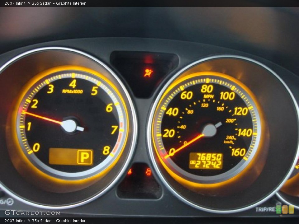 Graphite Interior Gauges for the 2007 Infiniti M 35x Sedan #47516047