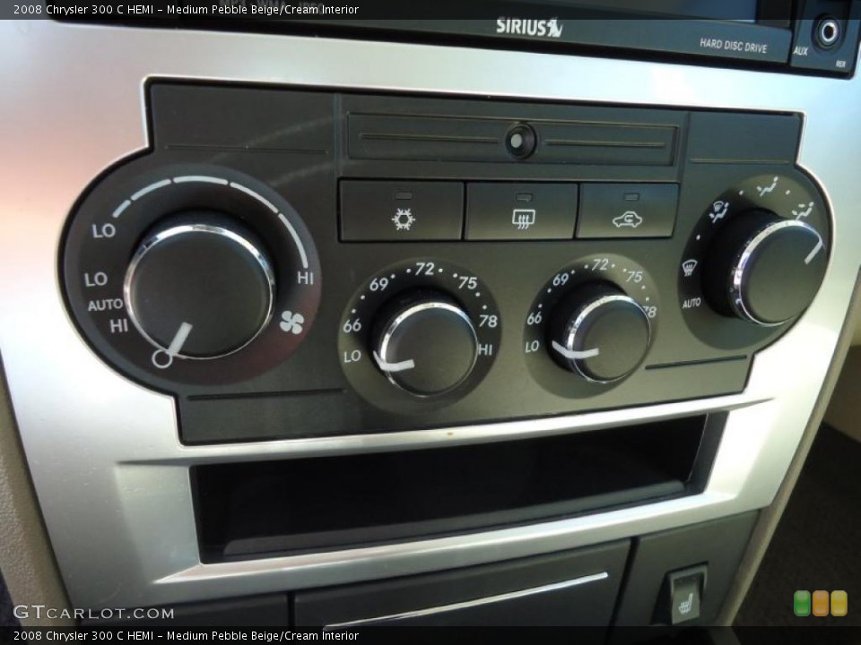 Medium Pebble Beige/Cream Interior Controls for the 2008 Chrysler 300 C HEMI #47516074