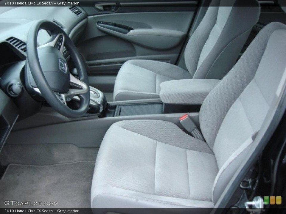 Gray Interior Photo for the 2010 Honda Civic EX Sedan #47516167
