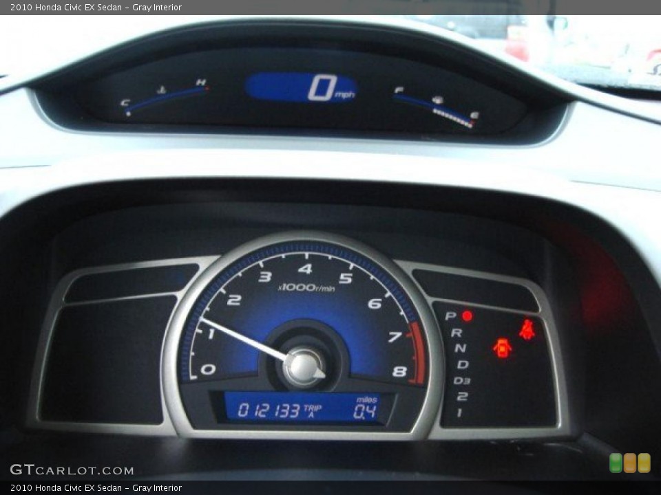 Gray Interior Gauges for the 2010 Honda Civic EX Sedan #47516272