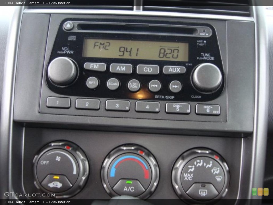 Gray Interior Controls for the 2004 Honda Element EX #47517004