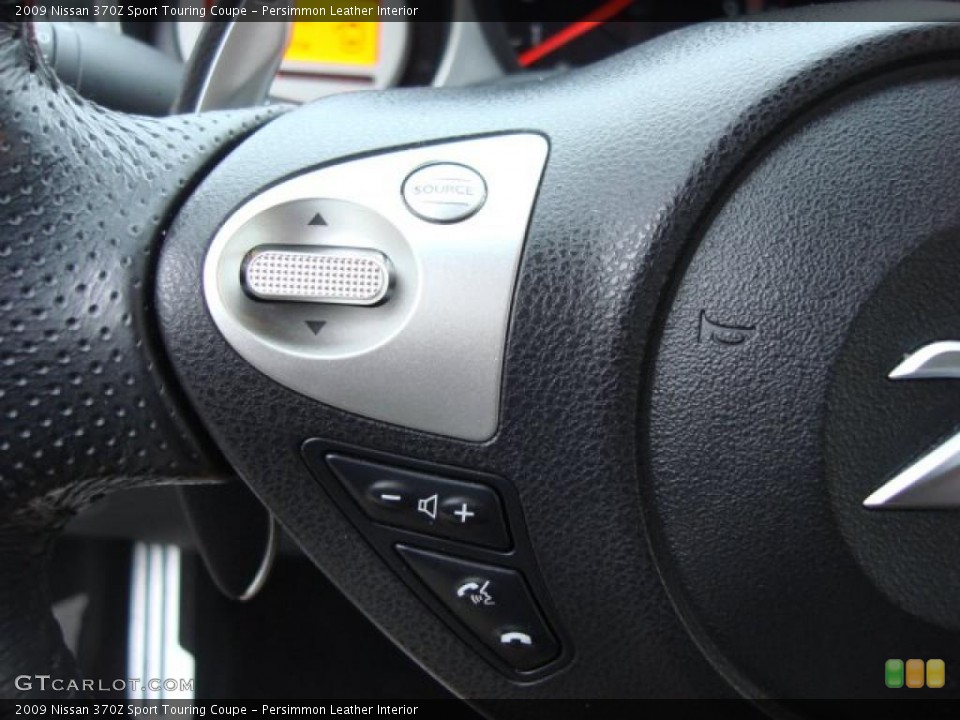 Persimmon Leather Interior Controls for the 2009 Nissan 370Z Sport Touring Coupe #47517481