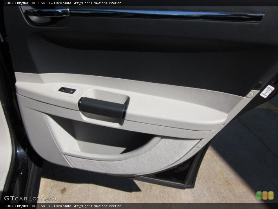 Dark Slate Gray/Light Graystone Interior Door Panel for the 2007 Chrysler 300 C SRT8 #47518723