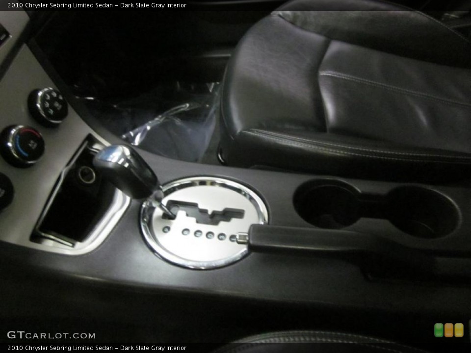 Dark Slate Gray Interior Transmission for the 2010 Chrysler Sebring Limited Sedan #47519311