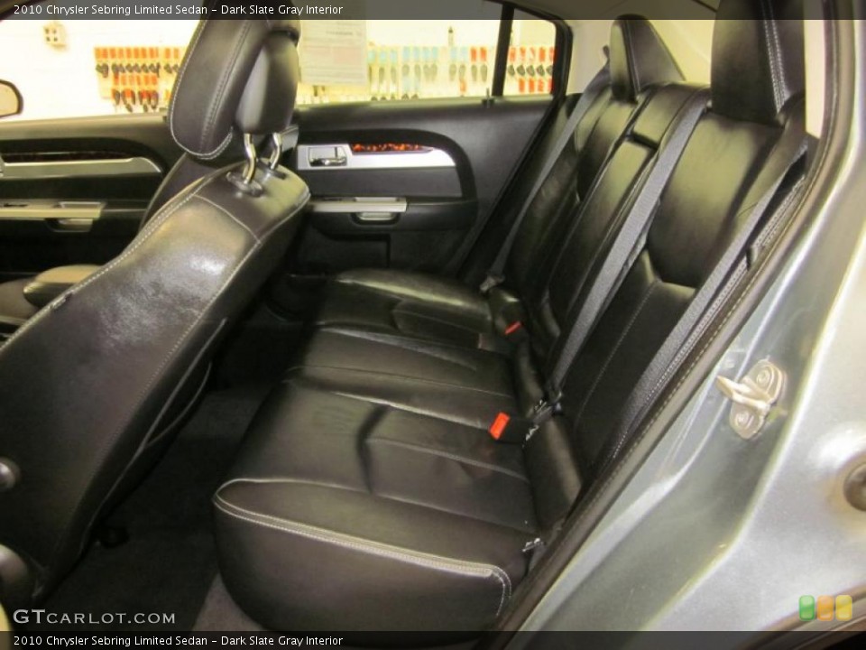 Dark Slate Gray Interior Photo for the 2010 Chrysler Sebring Limited Sedan #47519323