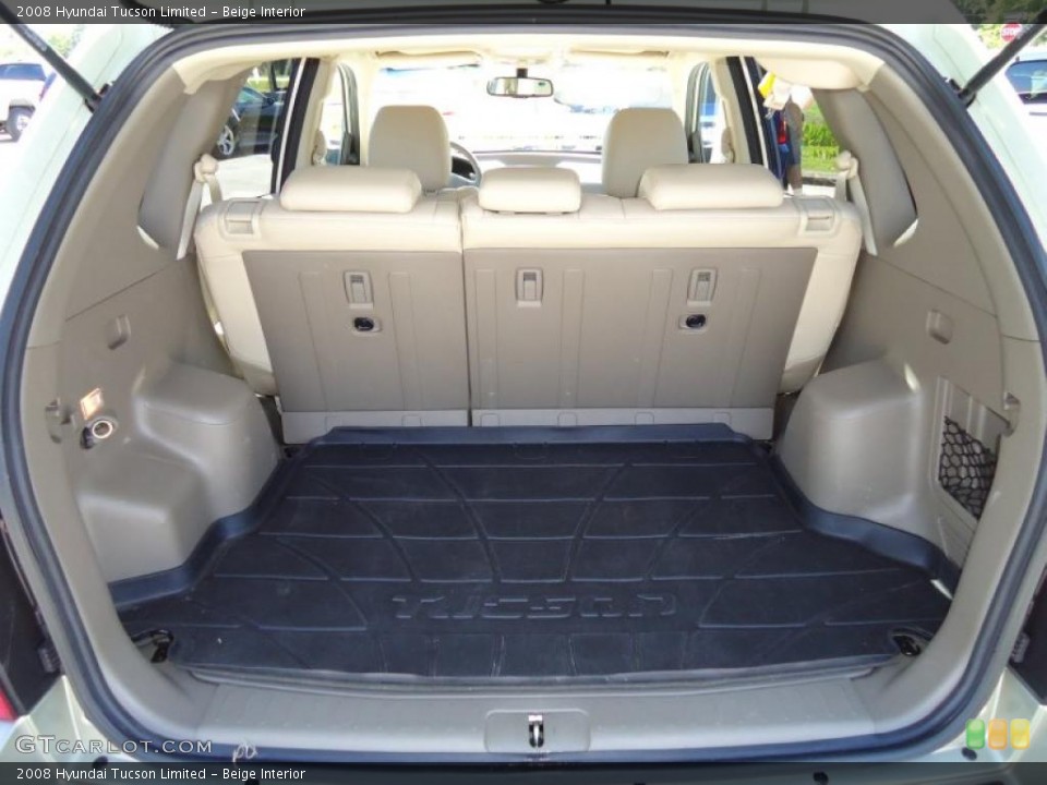 Beige Interior Trunk for the 2008 Hyundai Tucson Limited #47519704