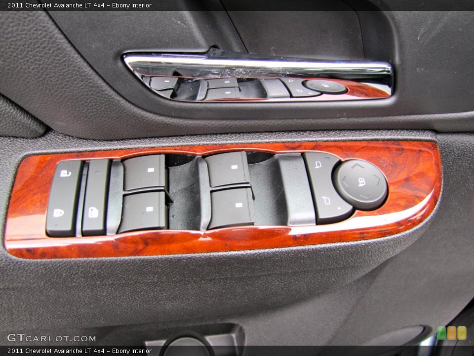 Ebony Interior Controls for the 2011 Chevrolet Avalanche LT 4x4 #47520361
