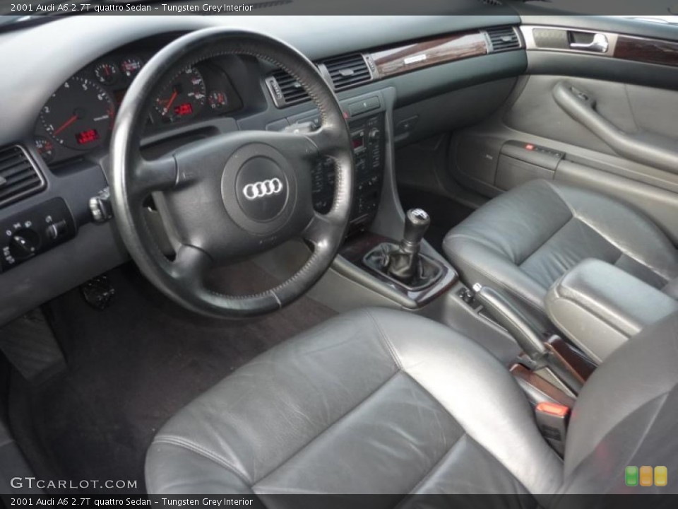 Tungsten Grey Interior Prime Interior for the 2001 Audi A6 2.7T quattro Sedan #47520733