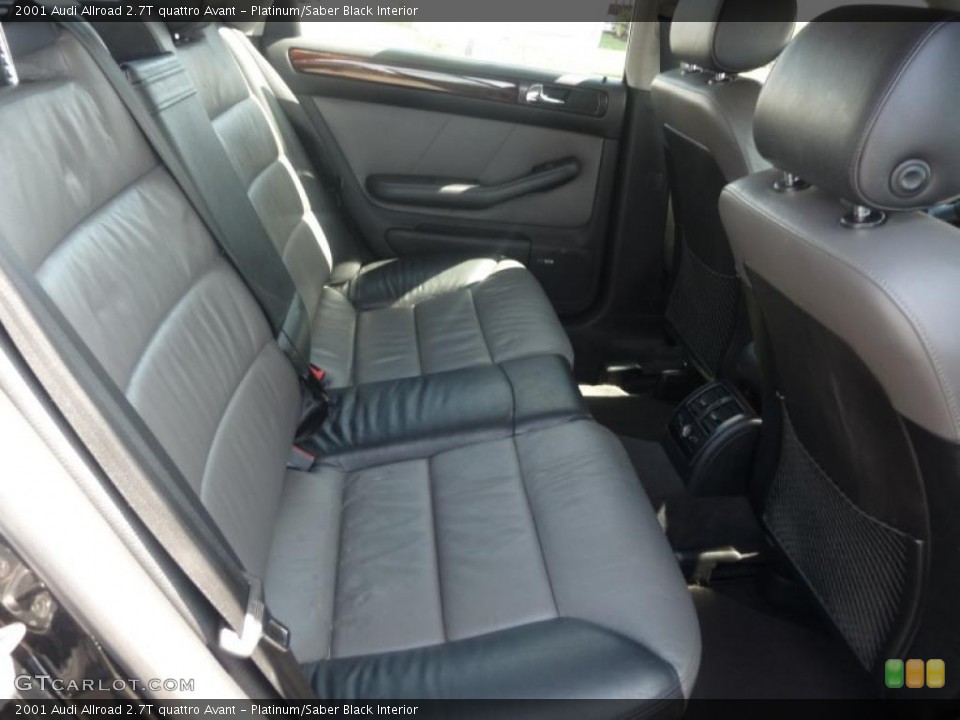 Platinum/Saber Black Interior Photo for the 2001 Audi Allroad 2.7T quattro Avant #47520844