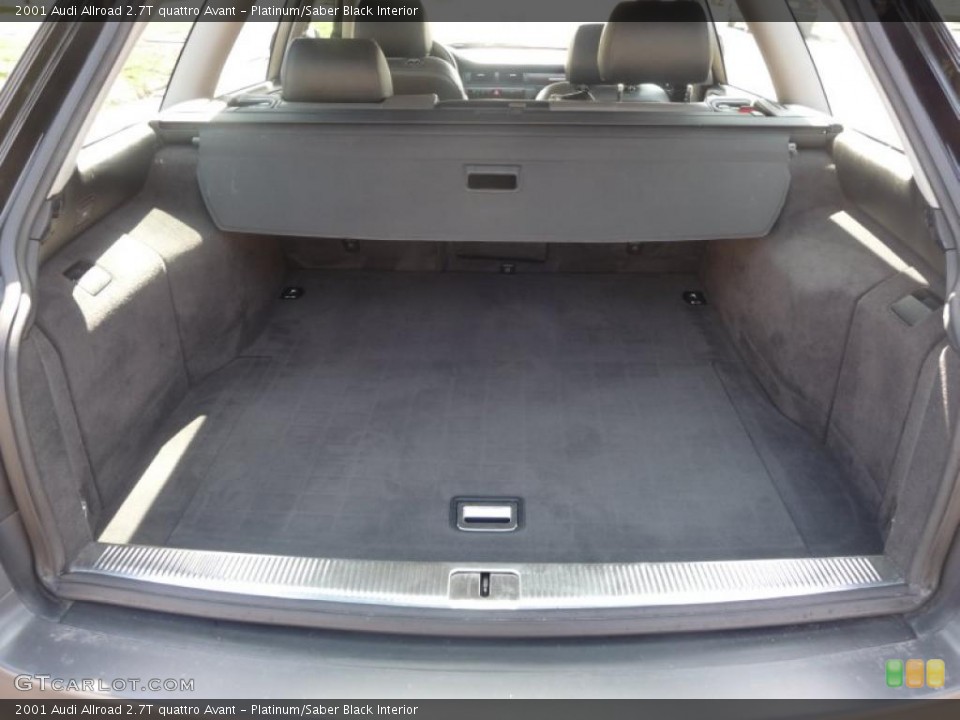 Platinum/Saber Black Interior Trunk for the 2001 Audi Allroad 2.7T quattro Avant #47520880