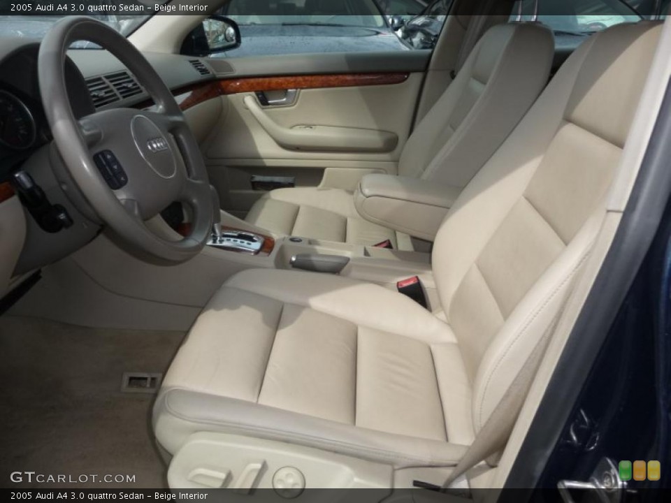 Beige Interior Photo for the 2005 Audi A4 3.0 quattro Sedan #47521909
