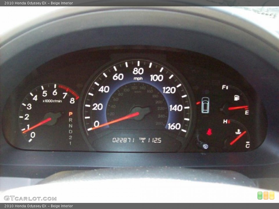 Beige Interior Gauges for the 2010 Honda Odyssey EX #47522248