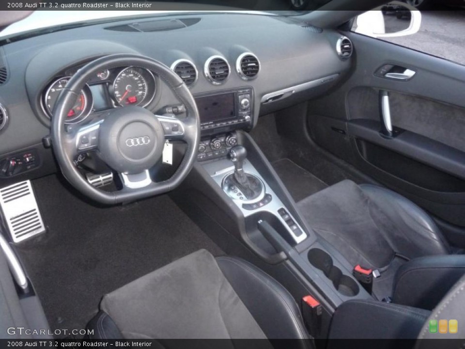 Black Interior Prime Interior for the 2008 Audi TT 3.2 quattro Roadster #47522866
