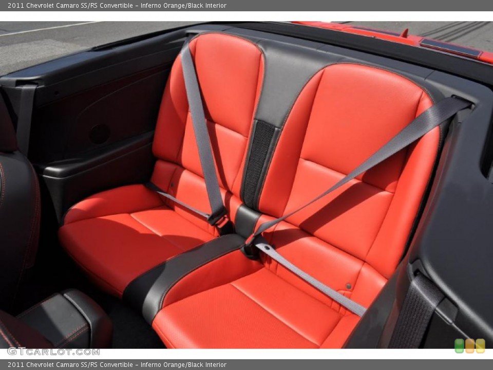 Inferno Orange/Black Interior Photo for the 2011 Chevrolet Camaro SS/RS Convertible #47522890
