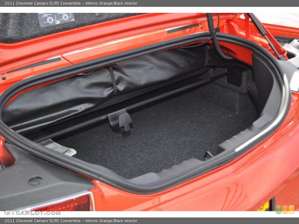 Inferno Orange/Black Interior Trunk for the 2011 Chevrolet Camaro SS/RS Convertible #47522899