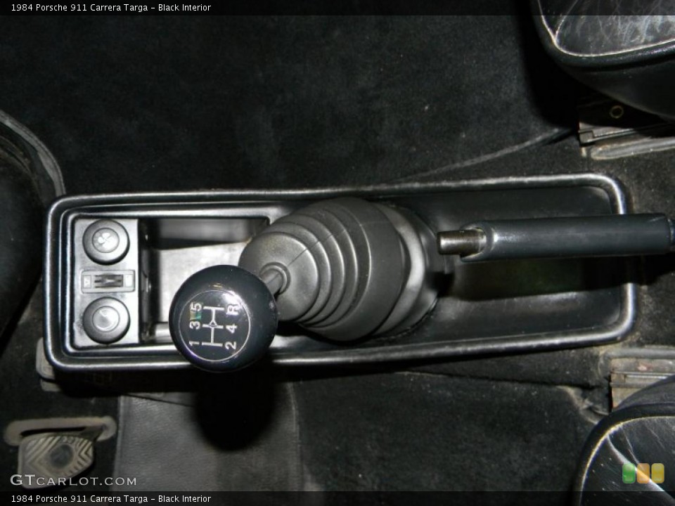 Black Interior Transmission for the 1984 Porsche 911 Carrera Targa #47524117