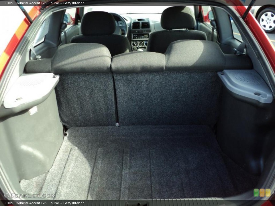 Gray Interior Trunk for the 2005 Hyundai Accent GLS Coupe #47524819