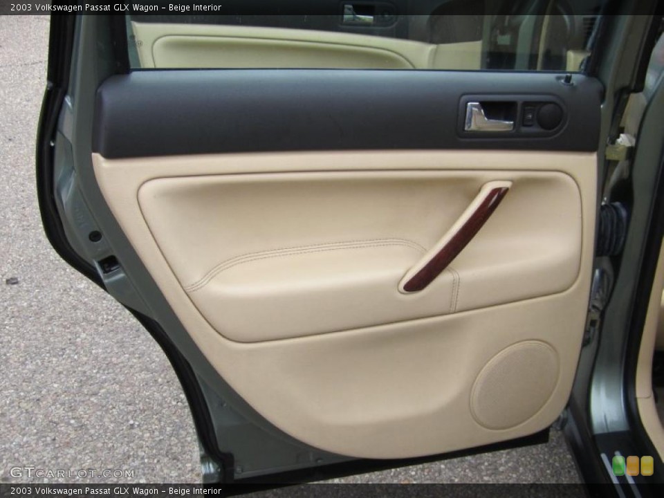 Beige Interior Door Panel for the 2003 Volkswagen Passat GLX Wagon #47526133
