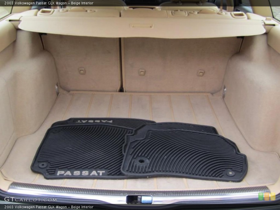 Beige Interior Trunk for the 2003 Volkswagen Passat GLX Wagon #47526142