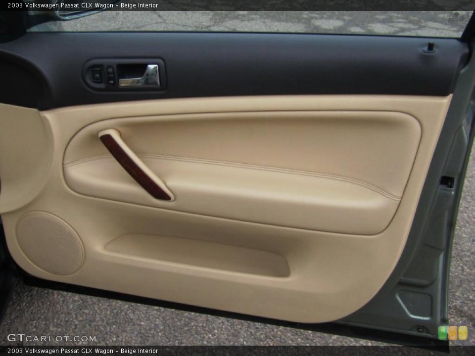 Beige Interior Door Panel for the 2003 Volkswagen Passat GLX Wagon #47526166