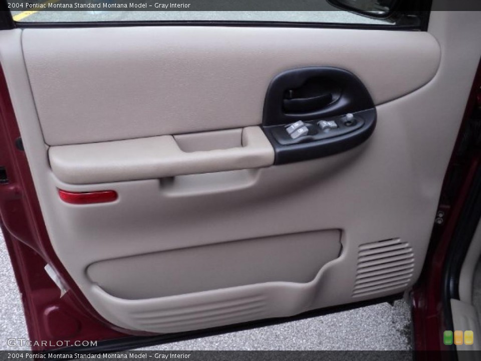 Gray Interior Door Panel for the 2004 Pontiac Montana  #47526577