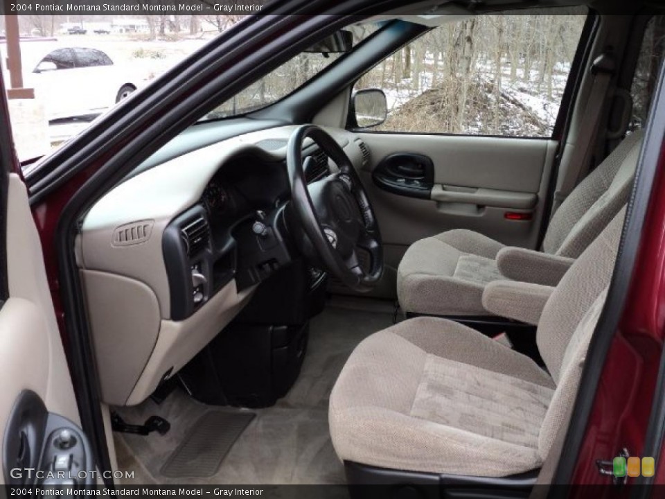 Gray Interior Photo for the 2004 Pontiac Montana  #47526580