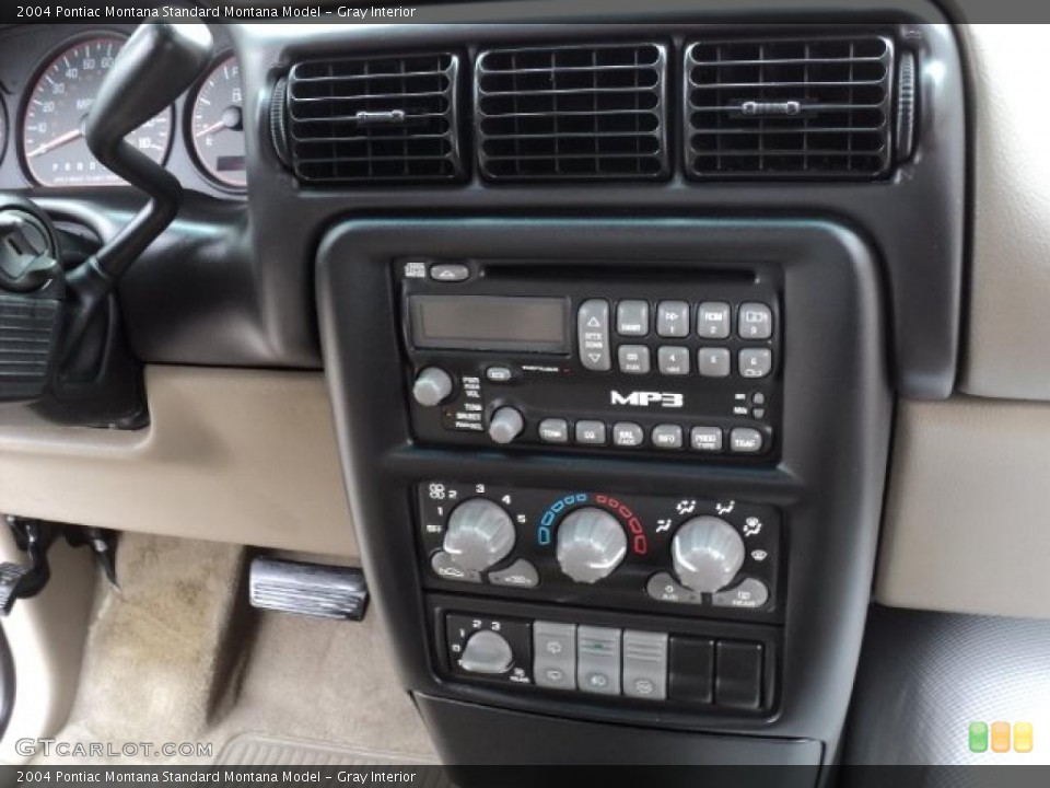 Gray Interior Controls for the 2004 Pontiac Montana  #47526631
