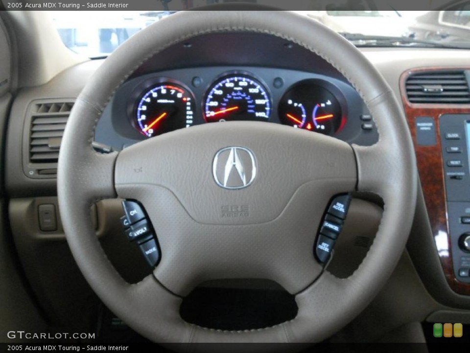 Saddle Interior Steering Wheel for the 2005 Acura MDX Touring #47527285