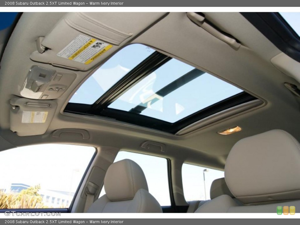 Warm Ivory Interior Sunroof for the 2008 Subaru Outback 2.5XT Limited Wagon #47531149