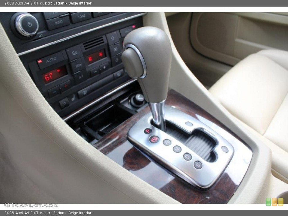 Beige Interior Transmission for the 2008 Audi A4 2.0T quattro Sedan #47531326