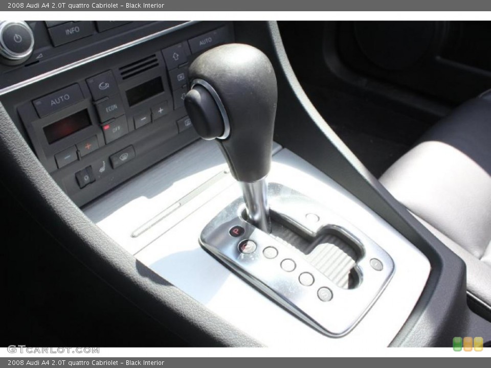 Black Interior Transmission for the 2008 Audi A4 2.0T quattro Cabriolet #47531742